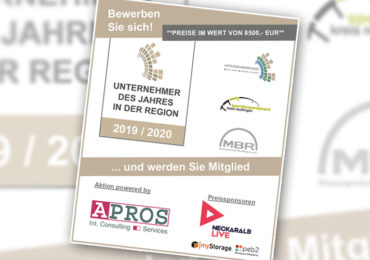 'Unternehmer des Jahres in der Region Reutlingen 2019/2020'