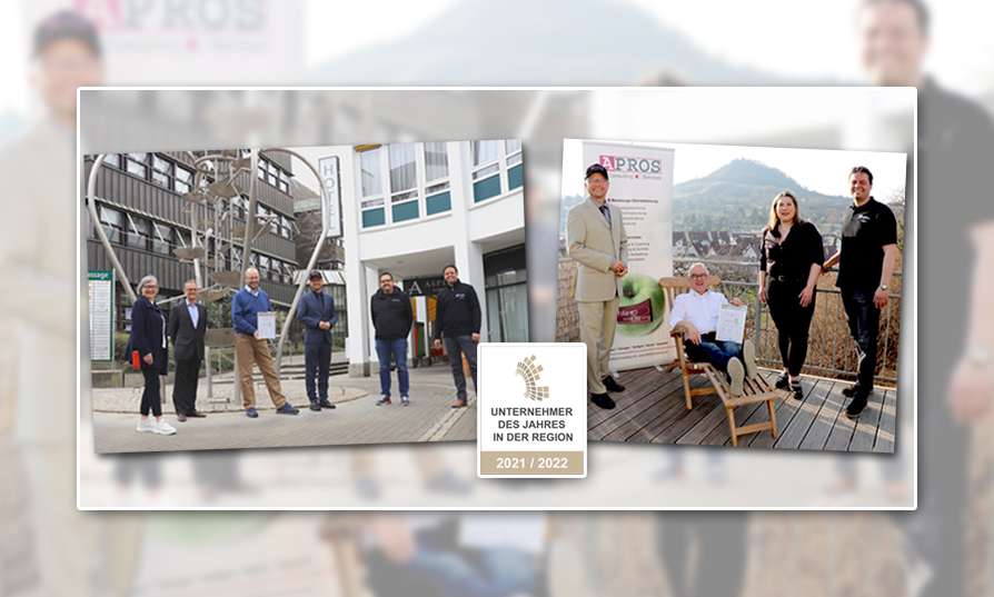 Gewinner "Unternehmer des Jahres in der Region Reutlingen 2022"