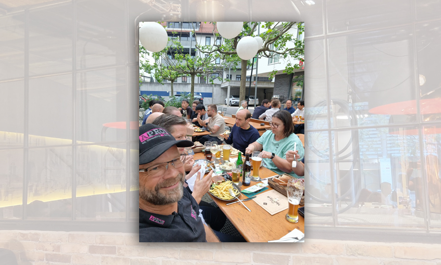 Spontanes Abendessen der Unternehmerrunde Mitglieder