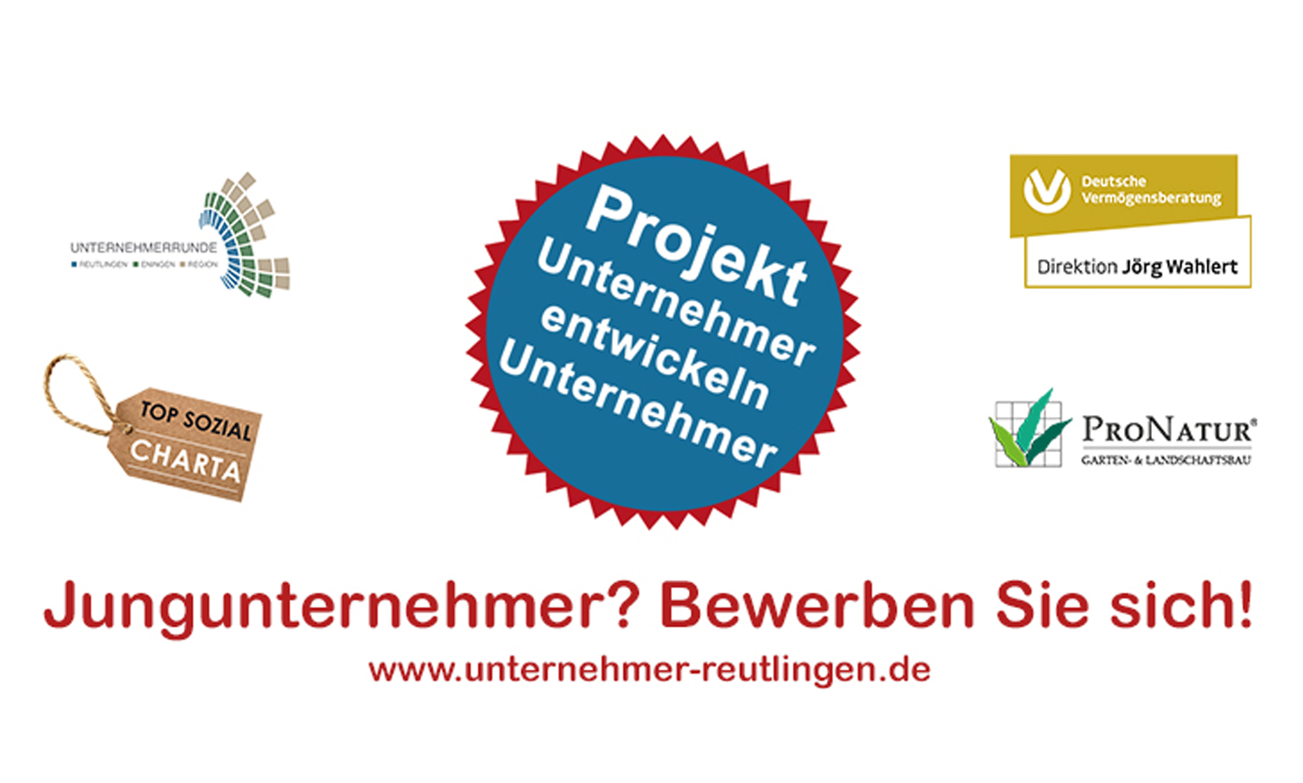 Jungunternehmer-Wettbewerb „Unternehmer entwickeln Unternehmer 2026“: Existenzgründer und Start-ups aus der Region Reutlingen bis Tübingen gesucht